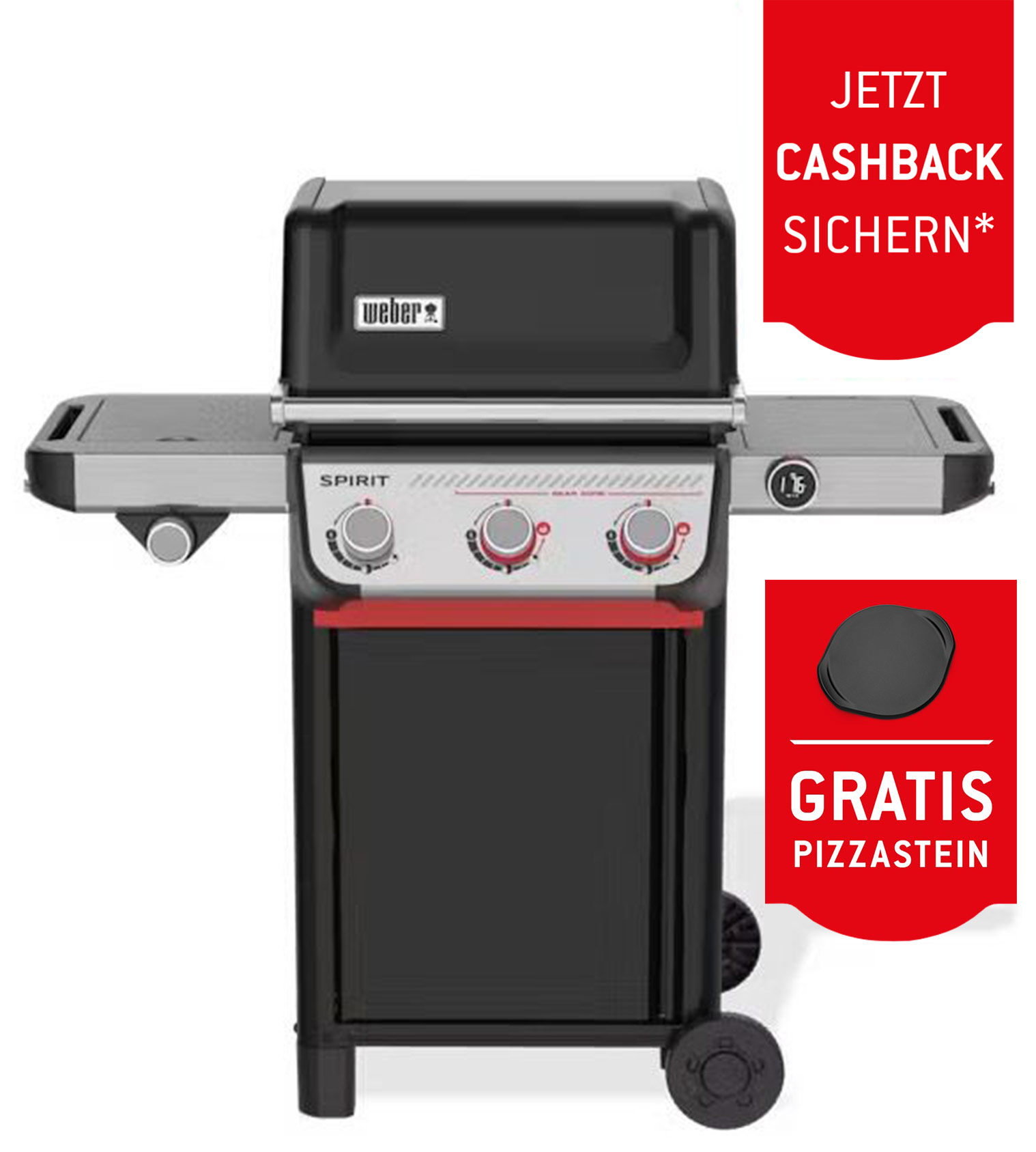 Gasgrill, Kohlegrill, Spirit, Grillwagen, Pizzastein