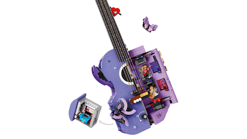 Gitarre, Klapptasche, Modellbau, gelegte Figuren, Musikinstrument