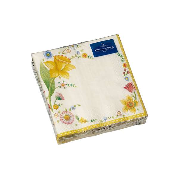 C Serviette Osterblueten