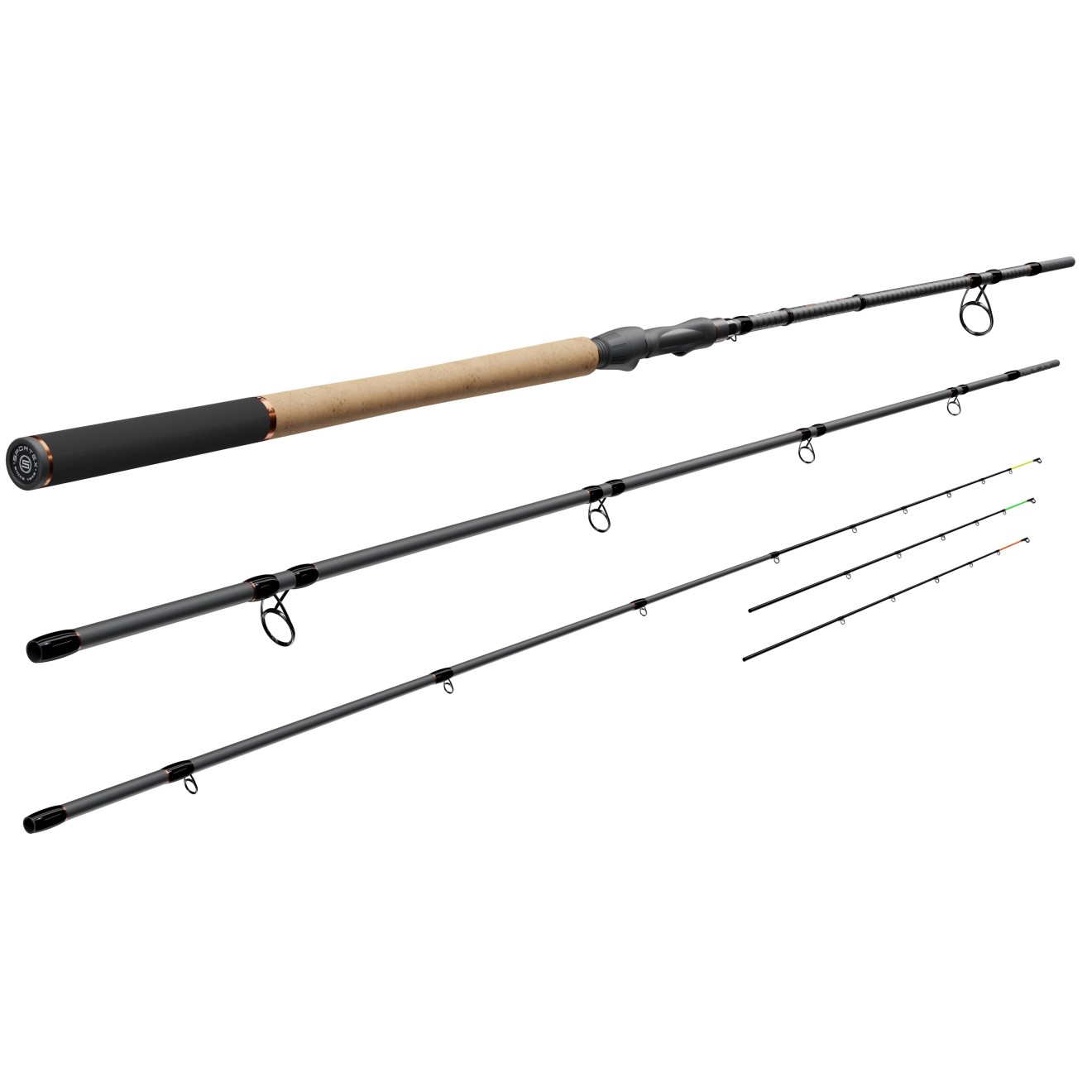 LF3015 Xclusive RS2 Light Feeder XS 300cm 35 bis 85g Fischen, Draußen, Wasser, Angler, Person