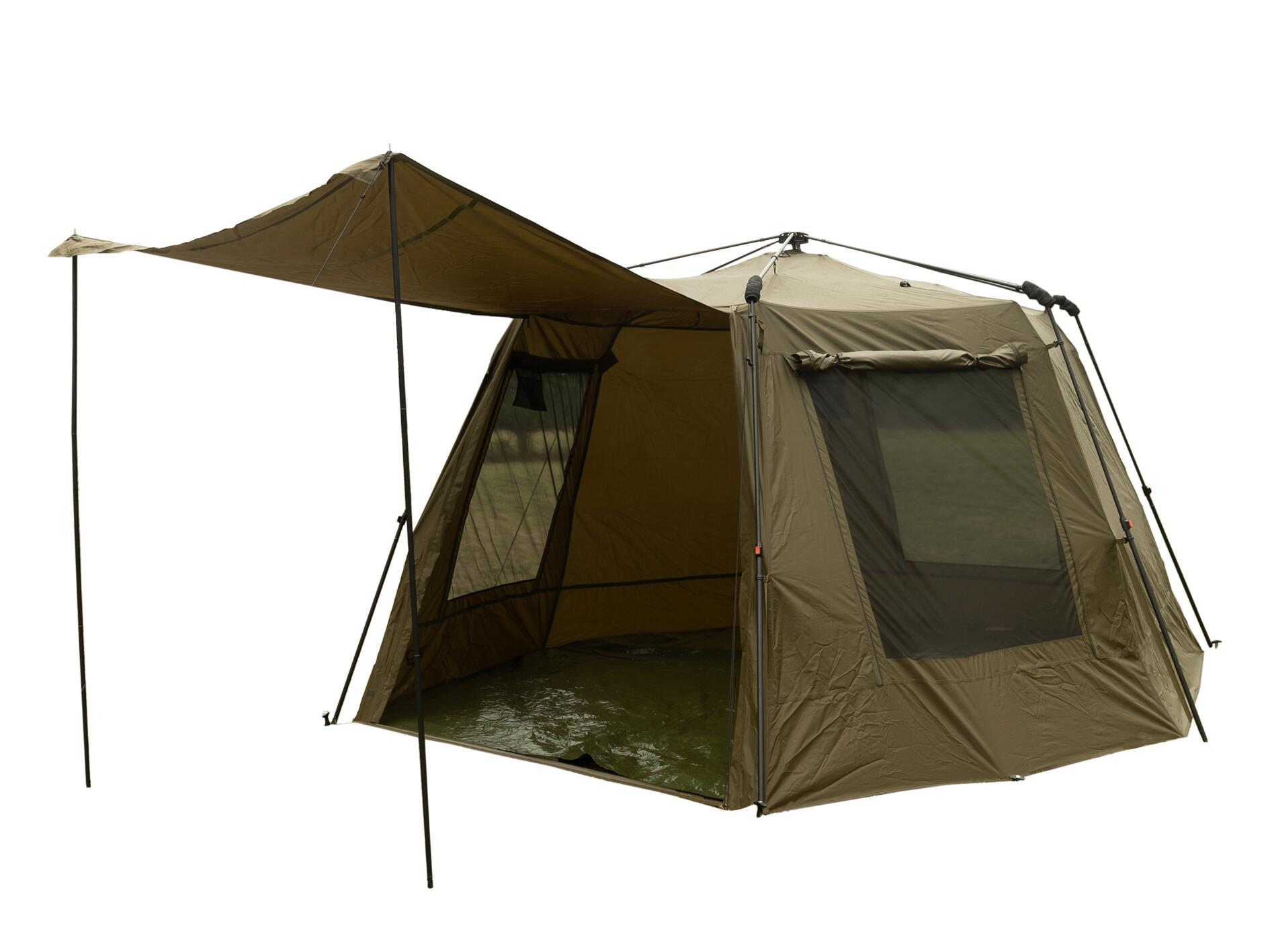 Zelt, Campingzelt, Außenbivak, Schutzzelt, Seitenvorteilssonnenschutz