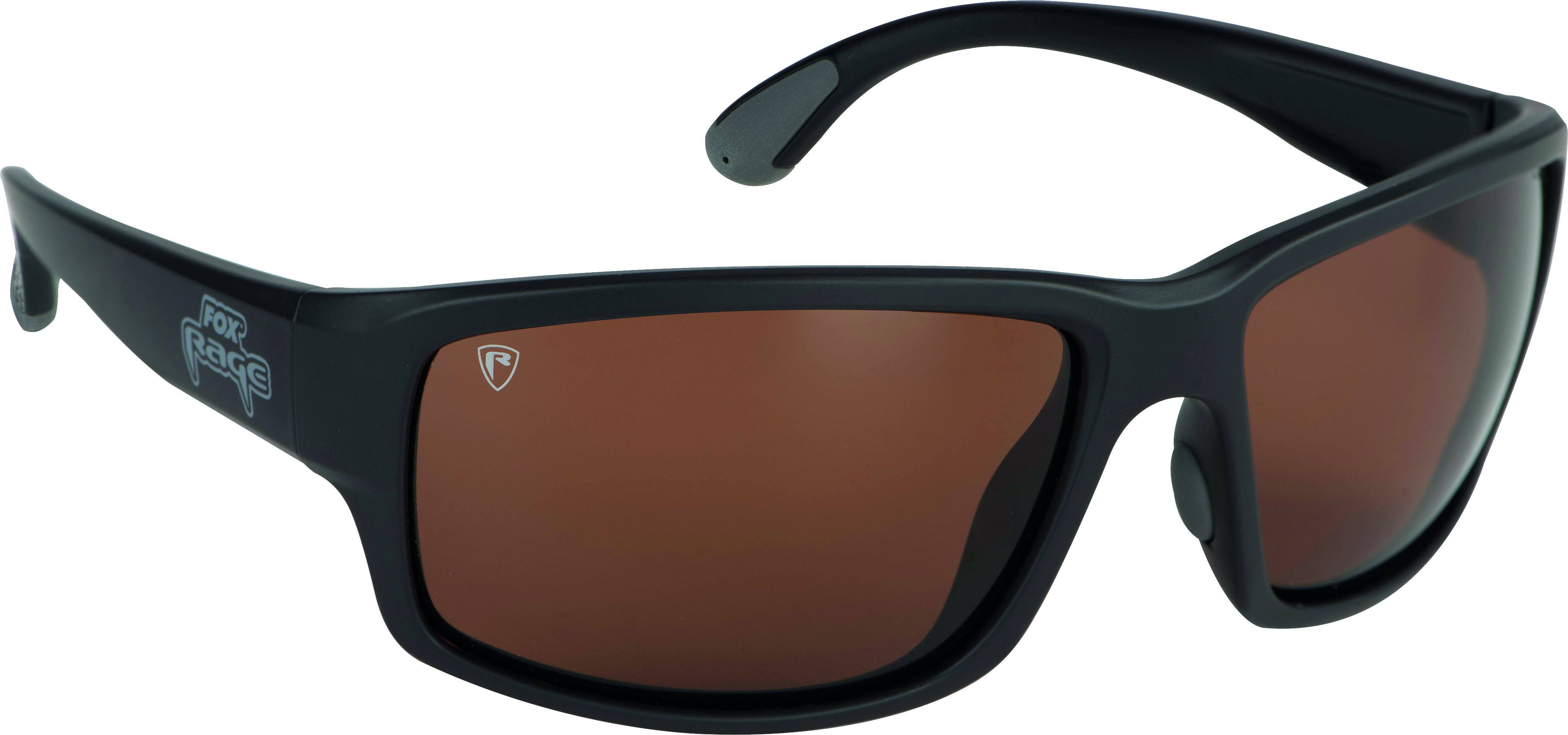 Grey Wrap Sunglasses Brown Lense Mirror Eyewear