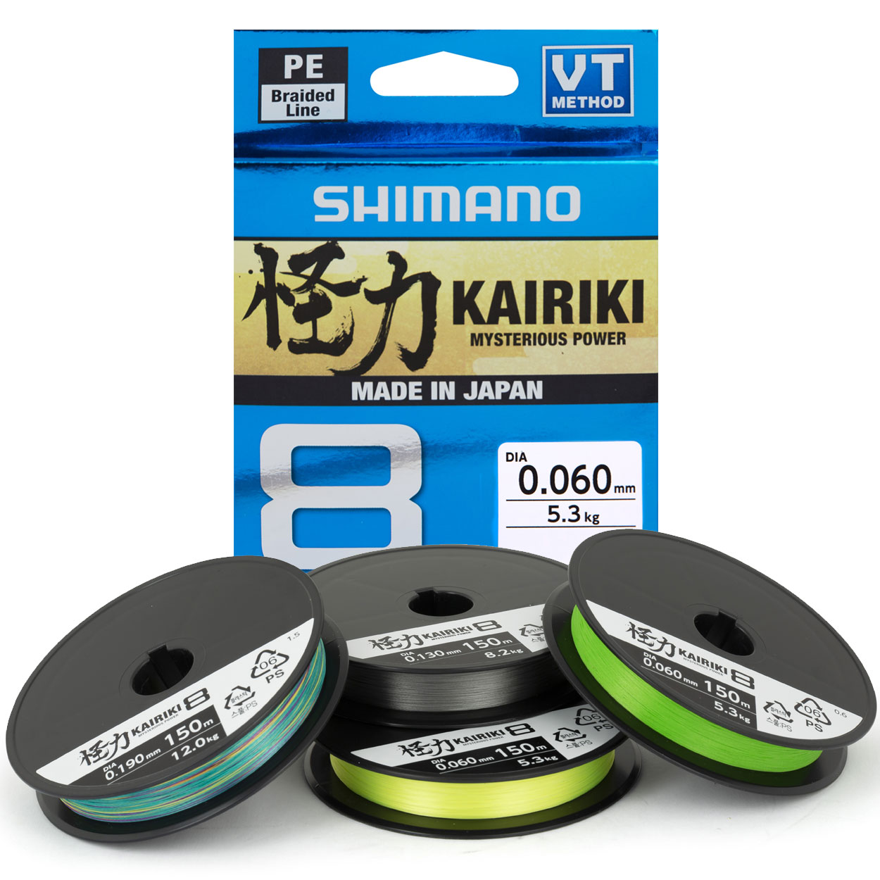 Shimano Kairiki 8 Steel Gray 0.13mm/8,2kg 150m Shimano Kairiki 8 Steel Gray 0.13mm/8,2kg 150m