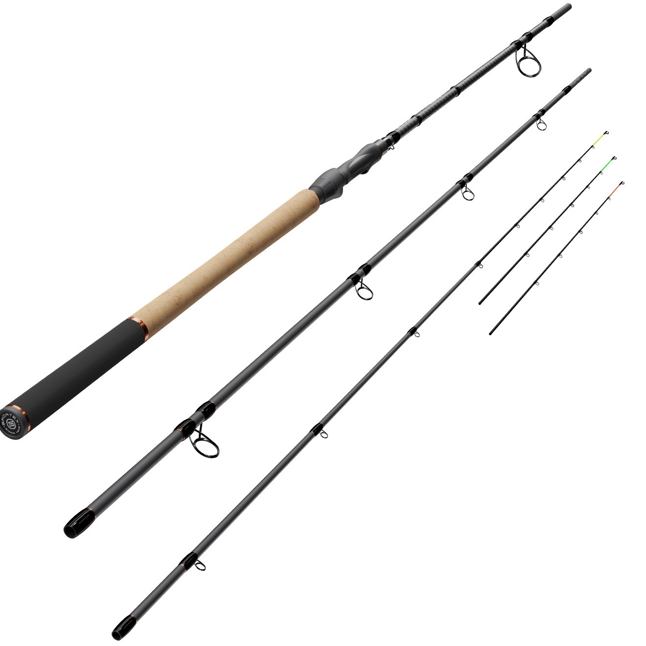 HF3922 Xclusive RS2 Heavy Feeder Distance 395cm 155 bis 225g Fischen, Draußen, Wasser, Angler, Person