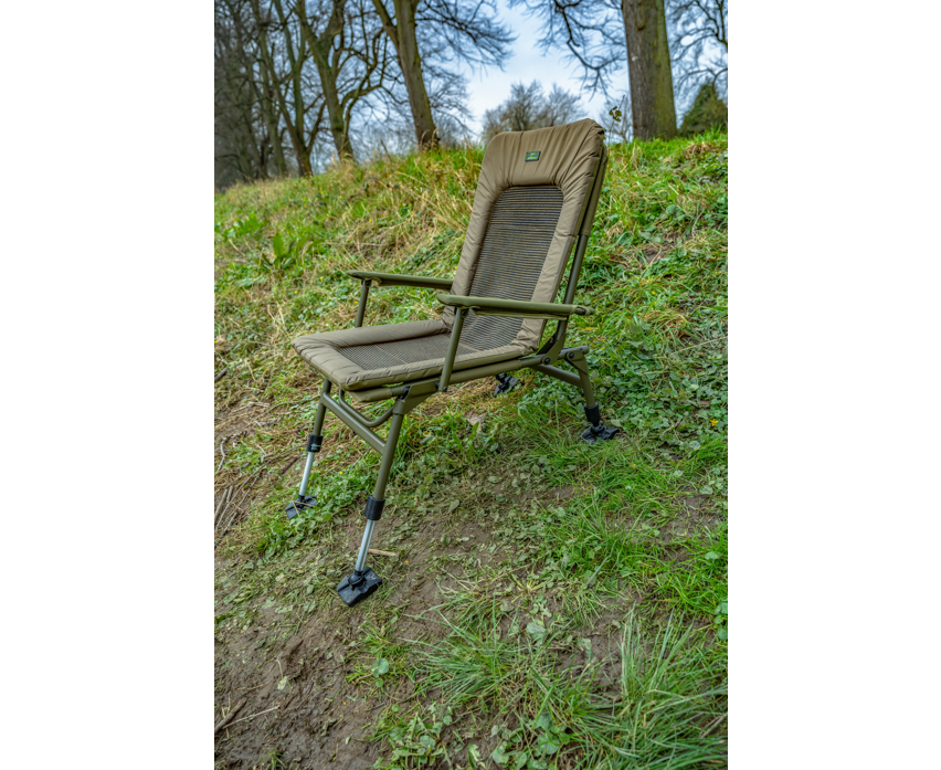 Sitzstuhl, Campingstuhl, Aluminiumgestell, verstellbare Lehne, Outdoor-Möbel
