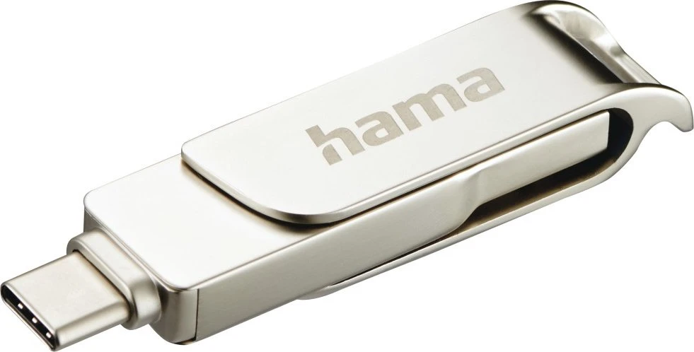 USB-Stick C-Rotate Pro, USB-C USB 3.2 Gen1, 128GB, 100MB/s, Silber