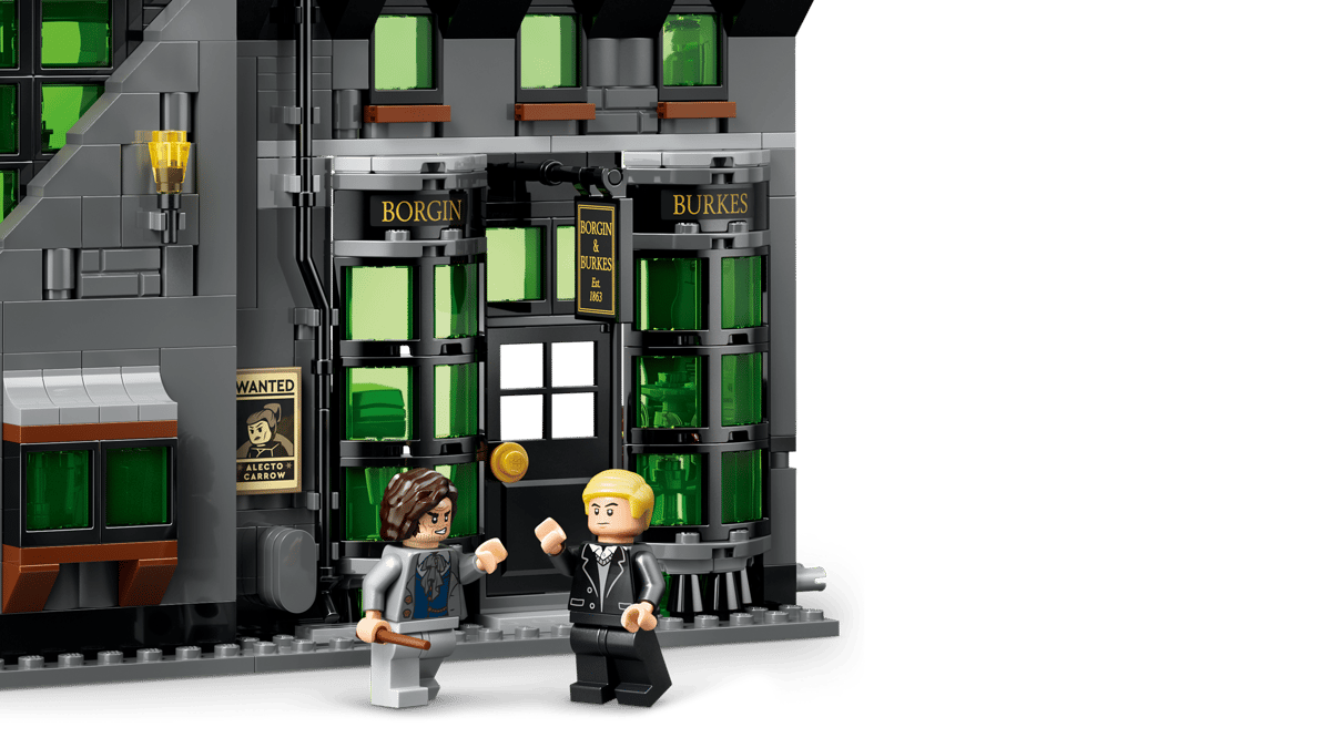 Lego, Gebäude, Grün glas, Minifiguren, WANTED Poster