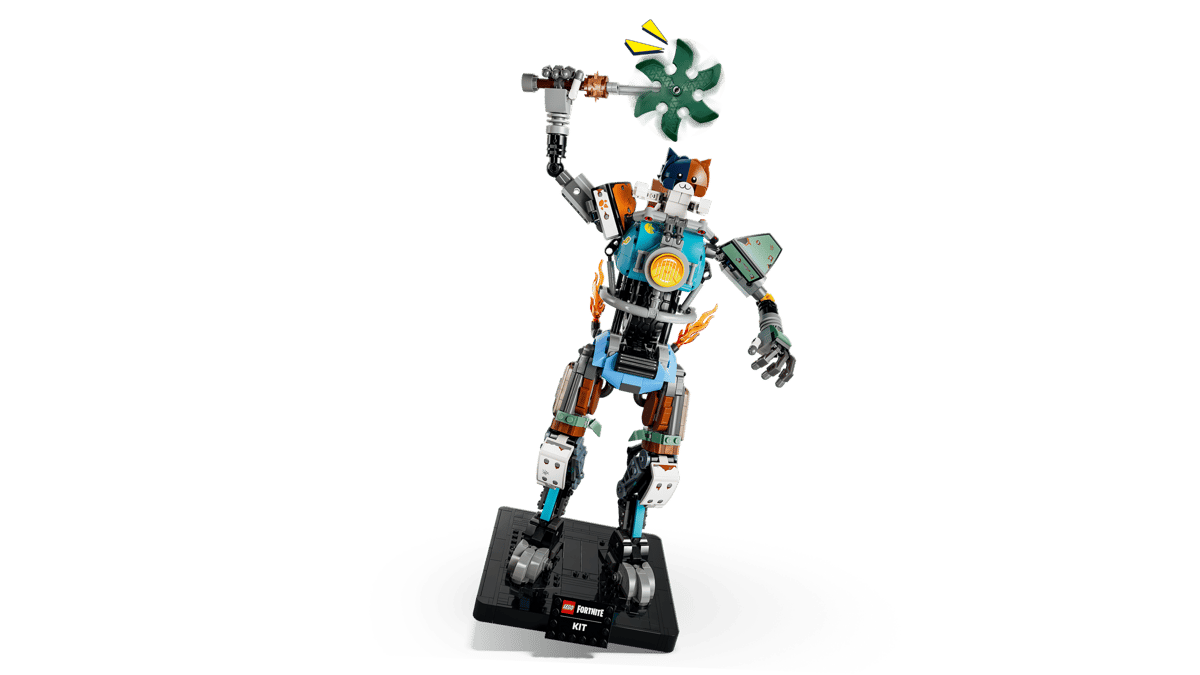 Lego Figur, Roboter, Figurenstatue, Bausatz, Displayfigur