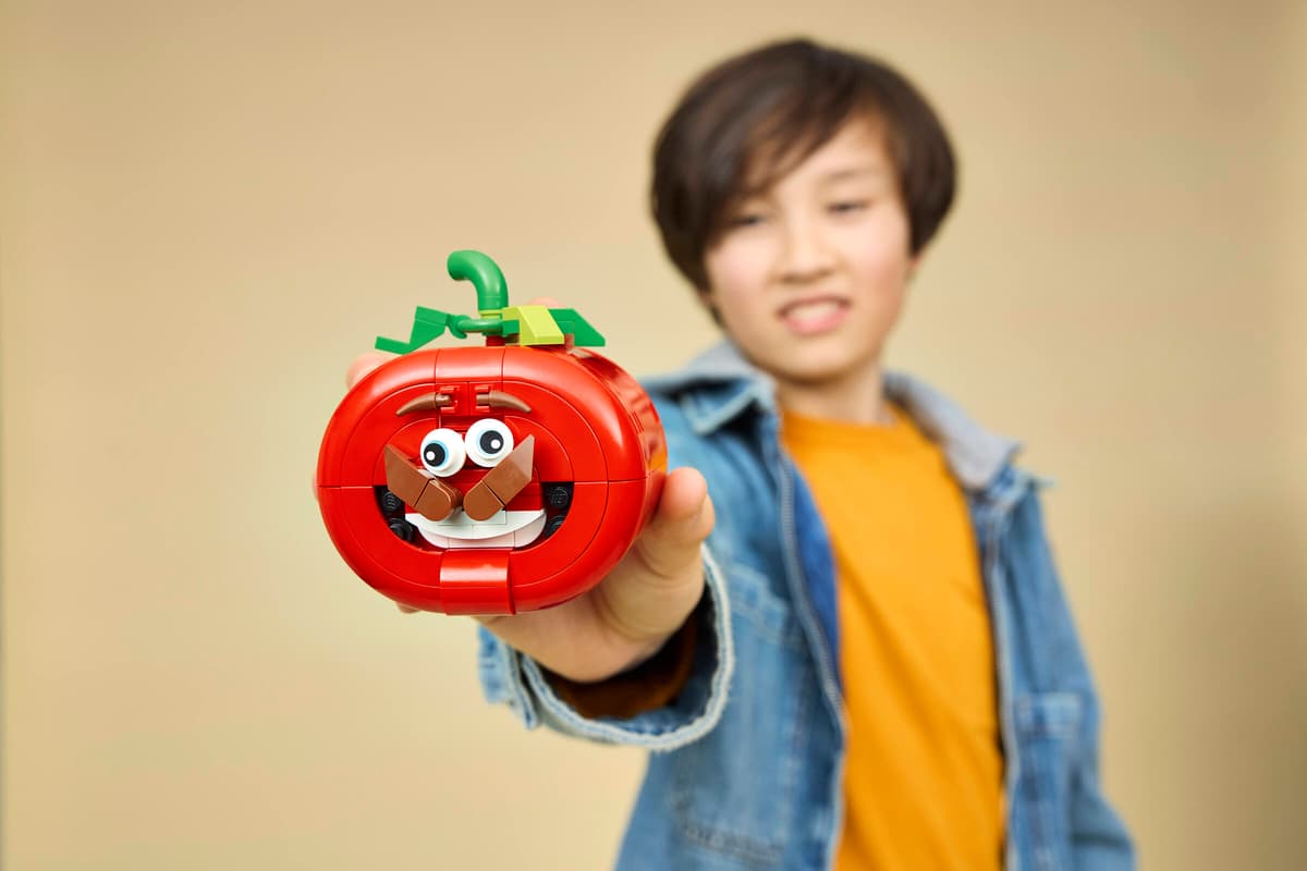 Spielzeug, Klemmbaustein, Tomate, Kinderartikel, Lustiges Spielzeug