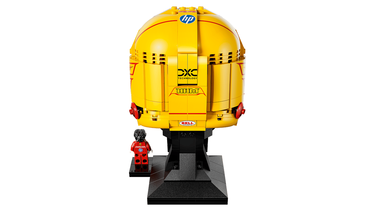 LEGO, Minifigur, Helikopter, Gelb, Displayständer