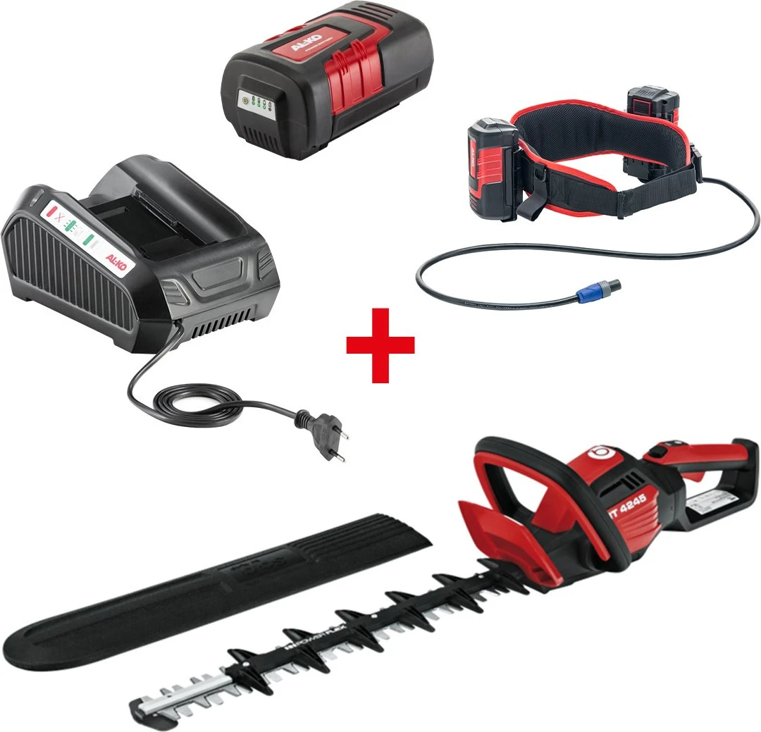 Akku Heckenschere HT 4245 Set (inkl. Akku 4 Ah, Ladegerät, Gürteltasche BB 40)