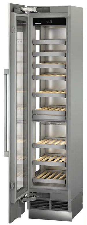 kühlvitrine, glasfront, metall, mehrfachböden, bautiefe