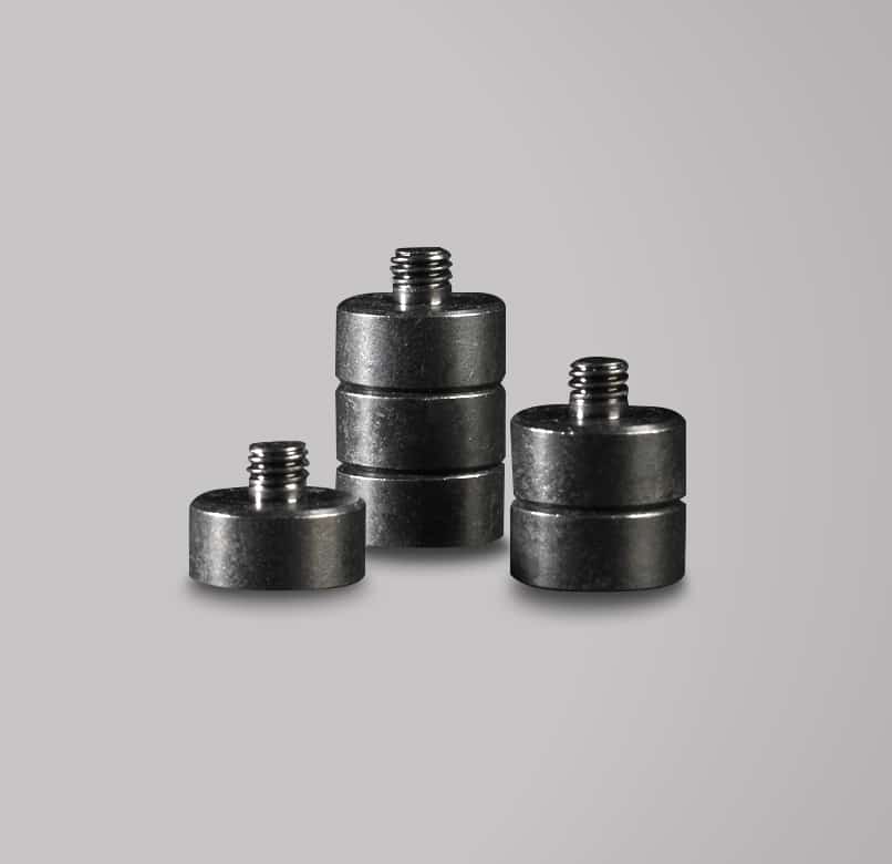Gewindestutzen, Stempelringe, Metallstücke, Maschinenelemente, Gewindeadapter