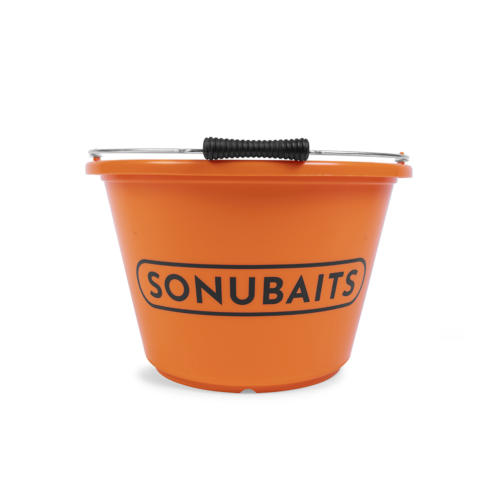 Orange Groundbait Bucket 17L