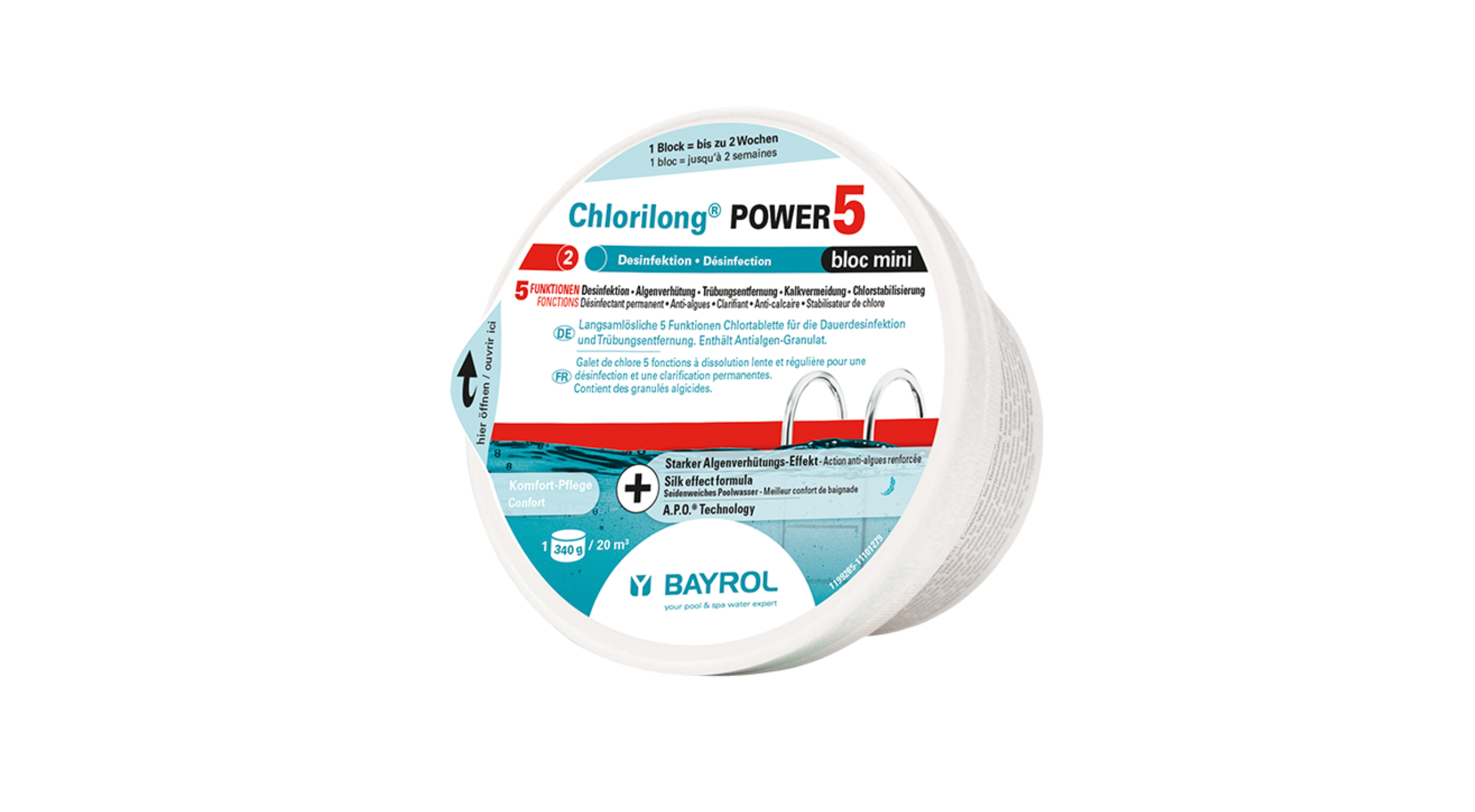 Chlorilong POWER5 Bloc mini 340 g Band