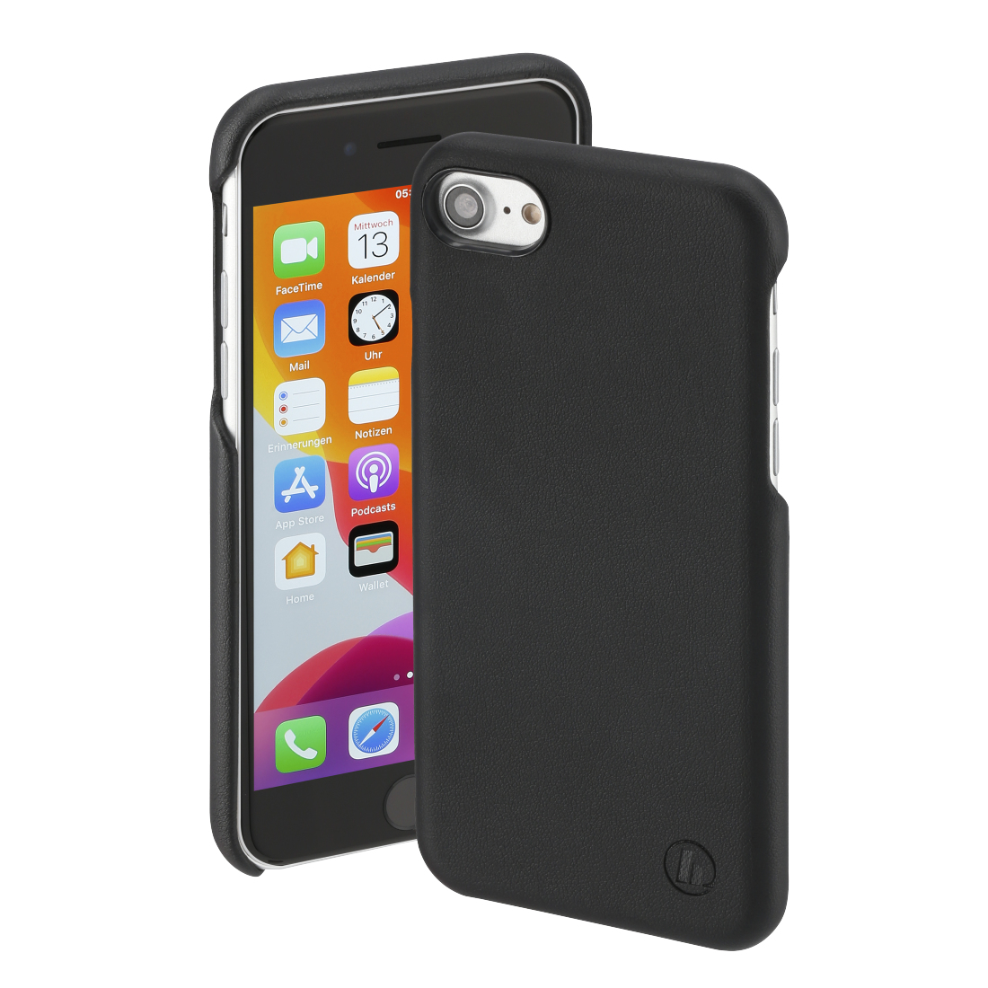 Cover Finest Sense für Apple iPhone 6 / 6s / 7 / 8 / SE 2020 / SE 2022, Schwarz (00196835) Cover Finest Sense für Apple iPhone 6 / 6s / 7 / 8 / SE 2020 / SE 2022, Schwarz (00196835)
