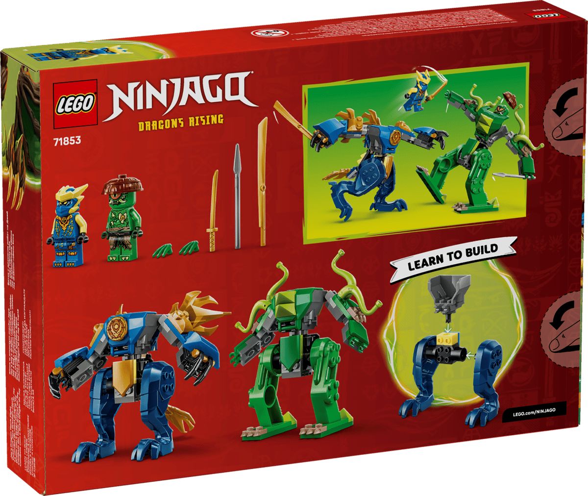 Lego Ninjago, Dragons Rising, Ninjago set, Lego minifigures, Kunststoffbausteine