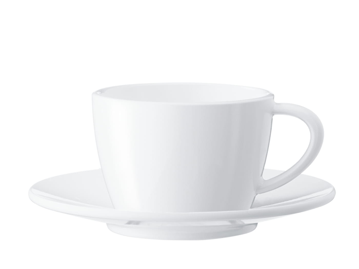 Cappuccinotasse 2er Set Untertasse, Tasse