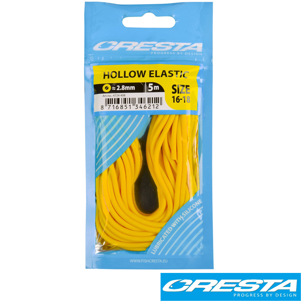 Hollow Elastic Yellow 2,8mm Hollow Elastic Yellow 2,8mm