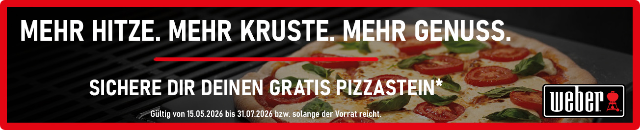 Weber-Pizzastein-Aktion