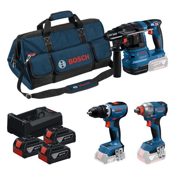 18V Profi-Set (GSR,GDX,GBH,3xGBA,GAL/ C) Image