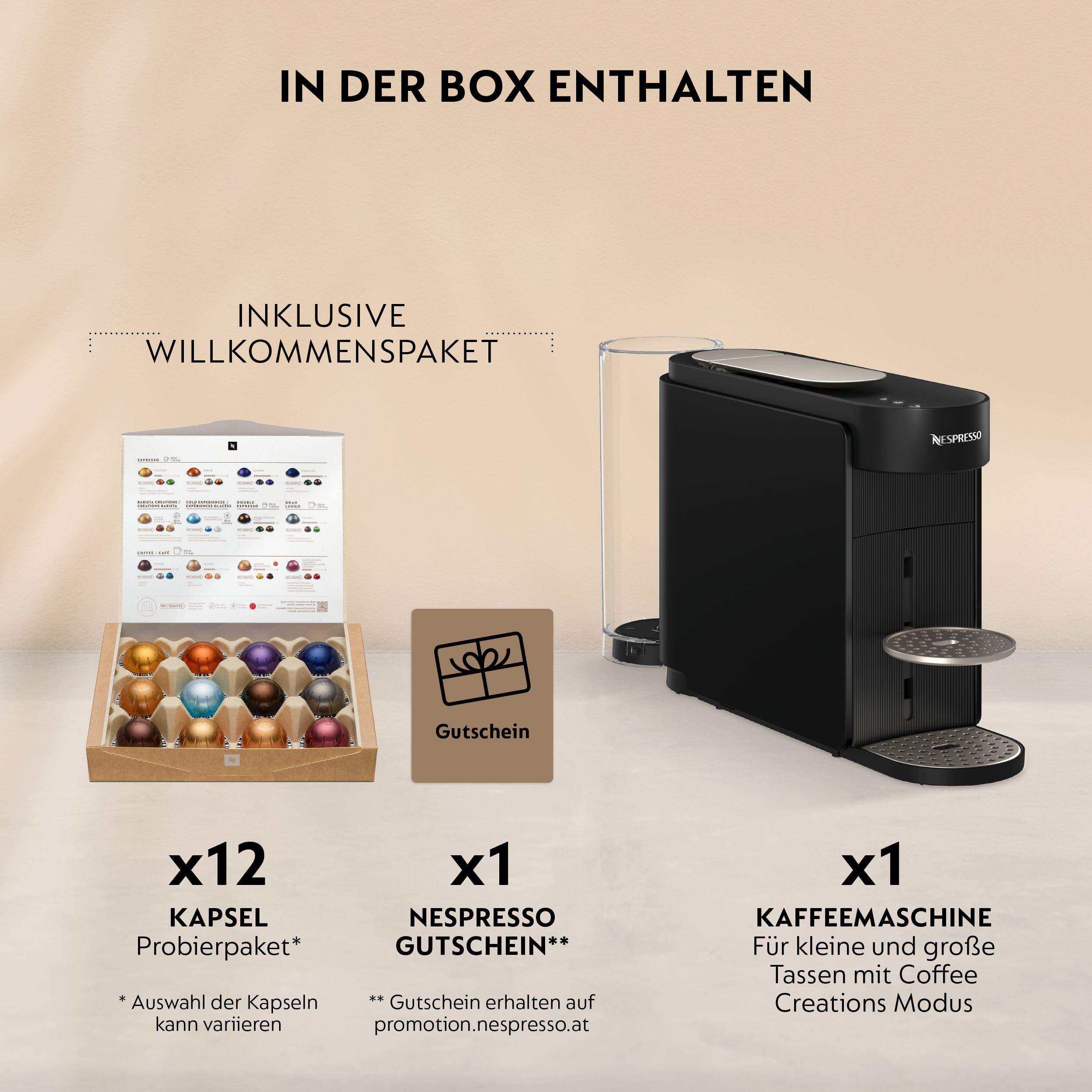 Nespresso XN9408F0 Vertuo Up Ink Black