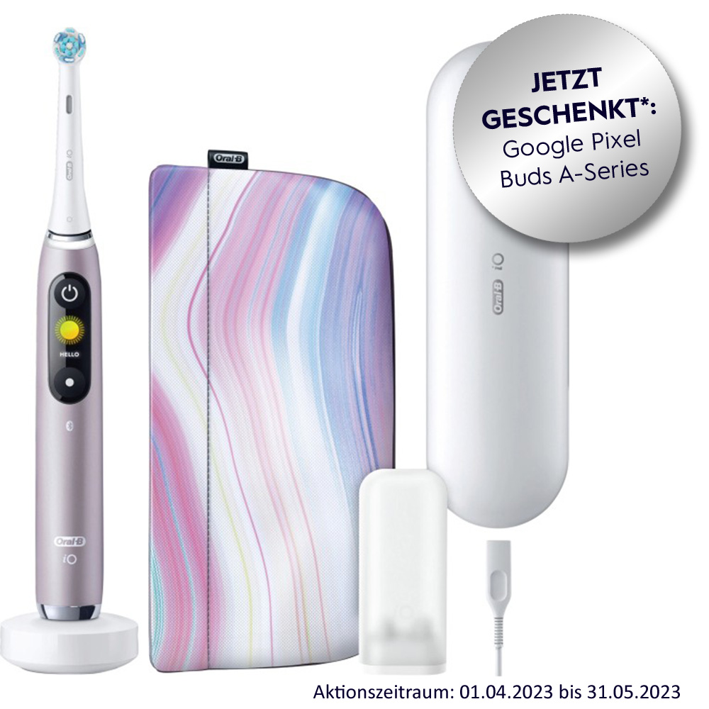 Oral-B iO Series 9 Rose Quartz Special Edition (Oral-B) B-Ware Oral-B iO Series 9 Rose Quartz Special Edition (Oral-B) B-Ware