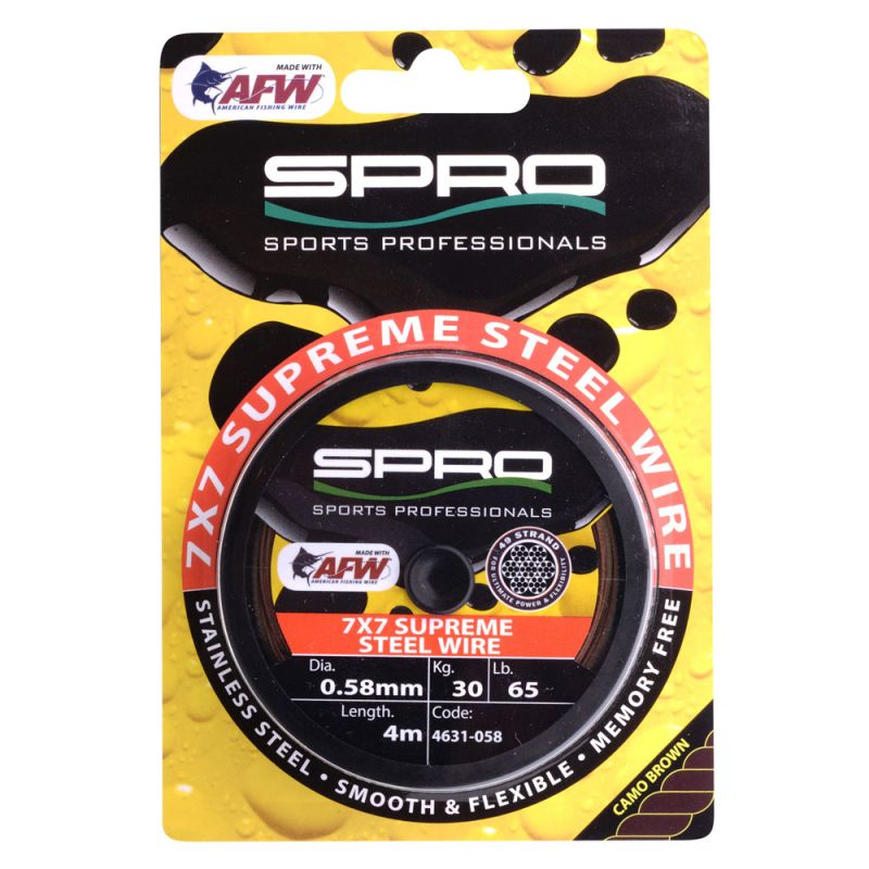 SUPER STEEL AFW WIRE 30KG 0.58MM 4M.