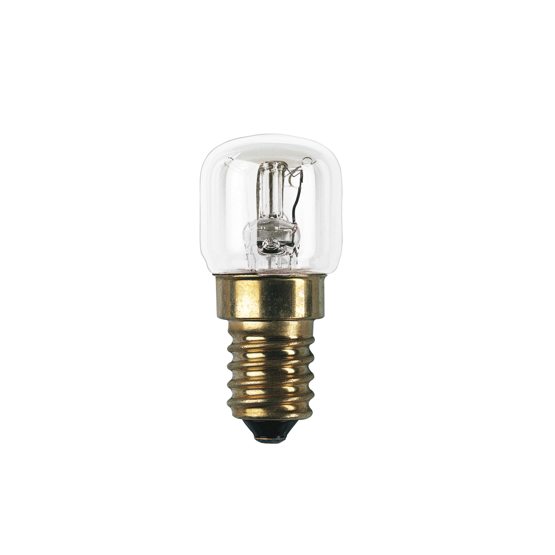 Backofenlampe, 15W, hitzebeständig bis 300°, E14, Birnchenform, klar Backofenlampe, 15W, hitzebeständig bis 300°, E14, Birnchenform, klar