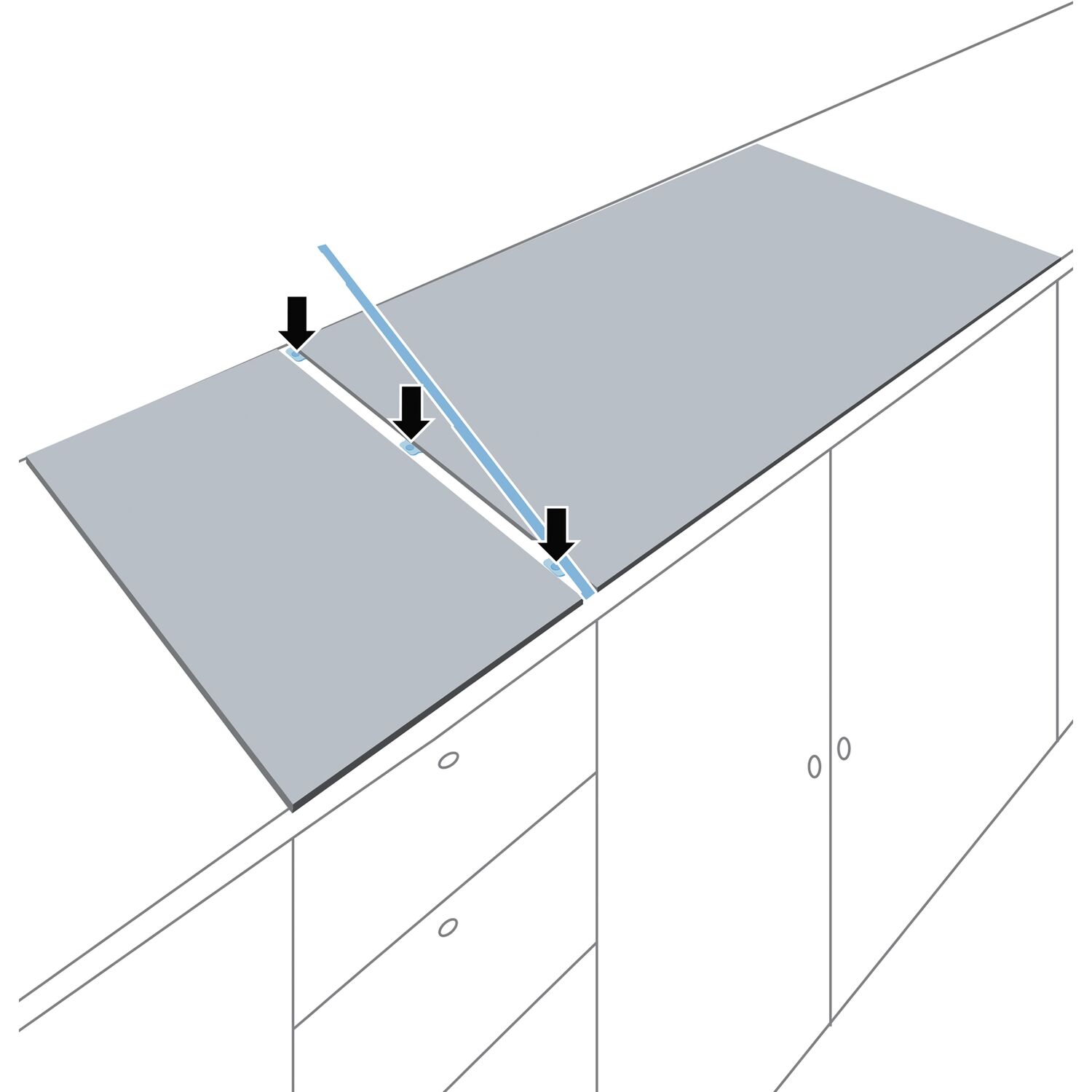 Kabinett, Mobiliar, Anrichte