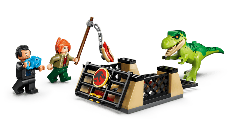 Lego, Spielzeug, Dinosaurier, Minifiguren, Käfig