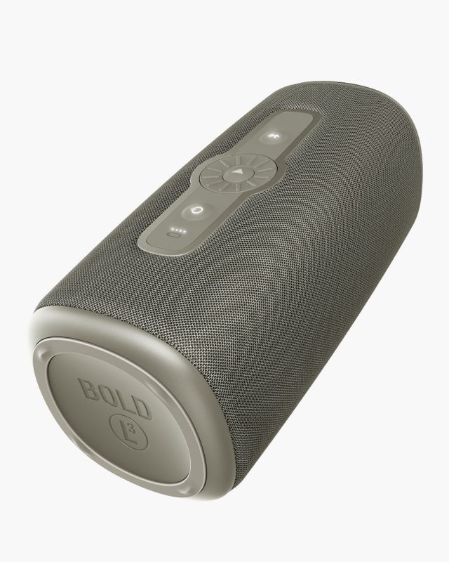 Bluetooth, Lautsprecher, Tragbar, Silikon, Grau