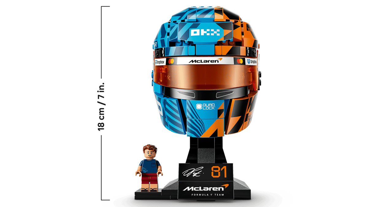 Helm, Kunststoffhelm, Weltraum-Design, McLaren, 72?