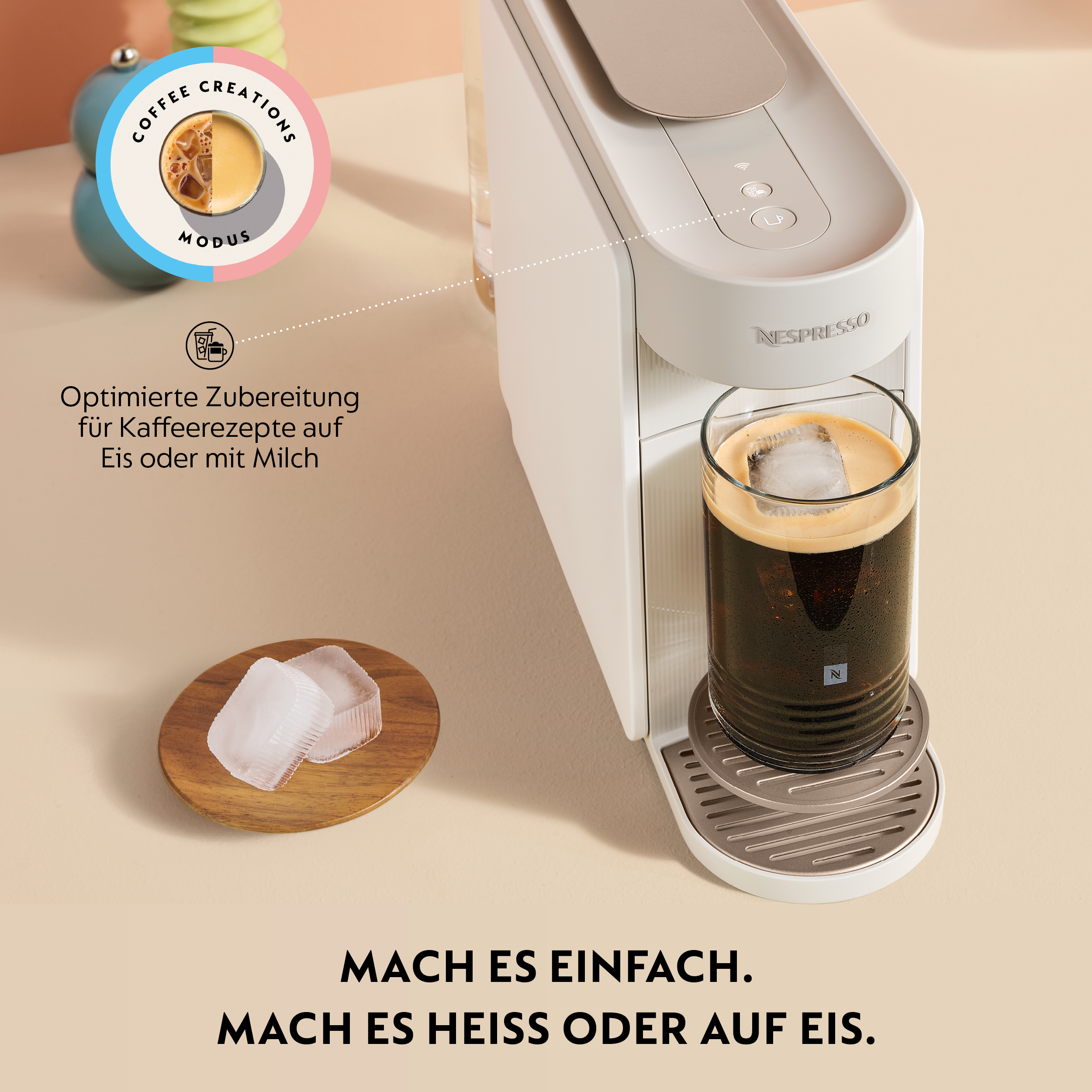 Nespresso  ENV200.W Vertuo Up Pearl White