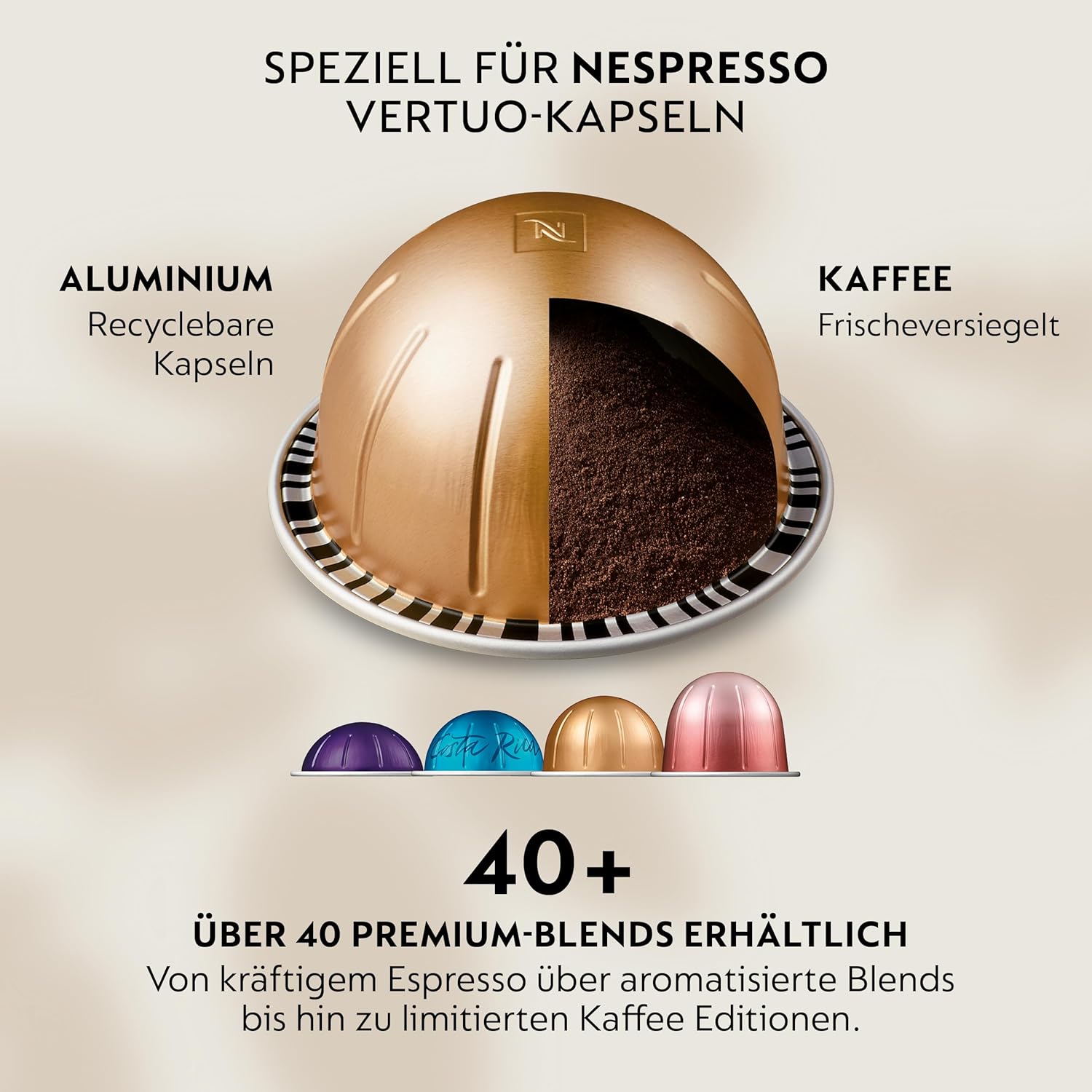 Kapseln, Aluminium, Kaffee, Recycelbar, Kaffeeedition