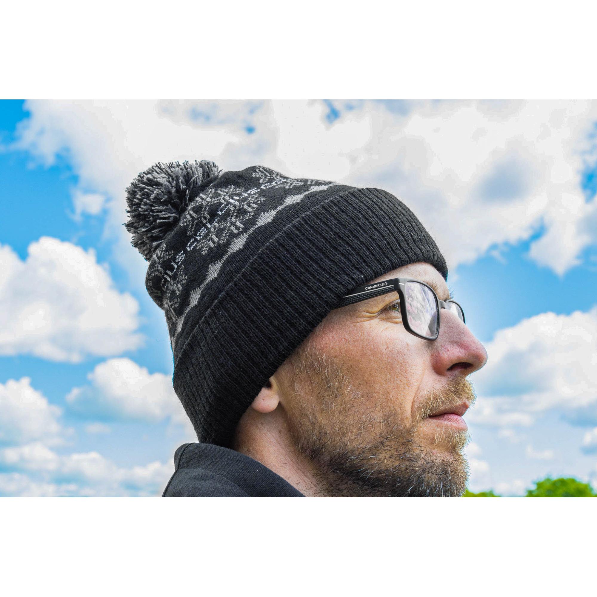 Wintermütze, Pompon, Knit, Skimütze, Herren