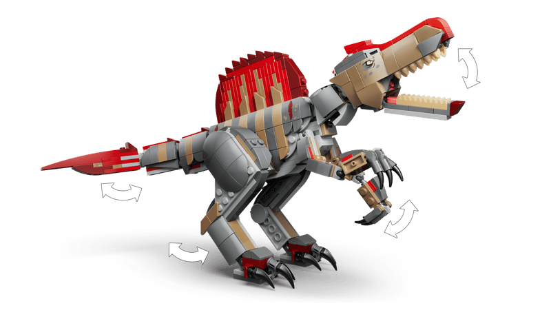 Flucht des Spinosaurus