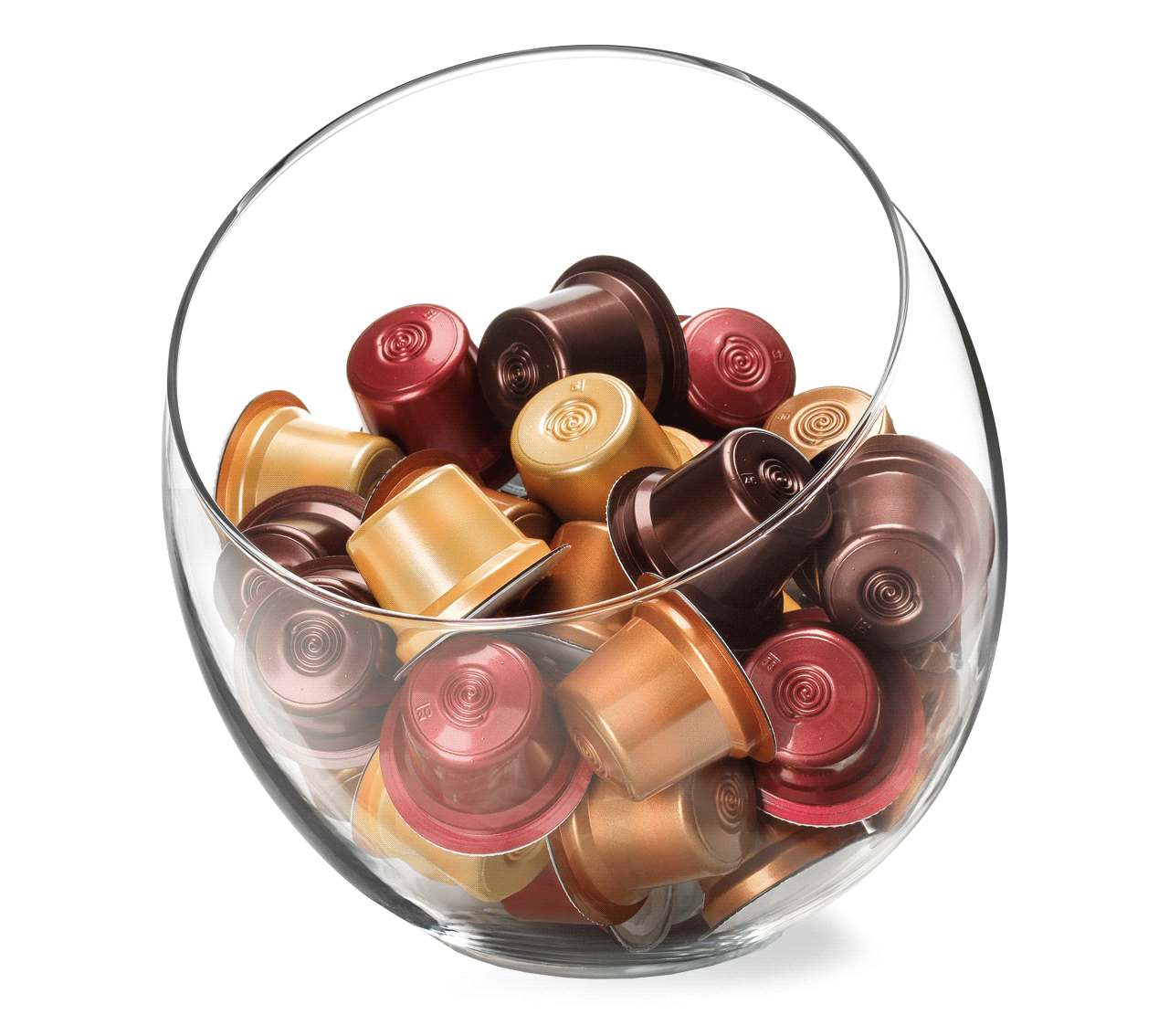 Kapseldispenser Glas