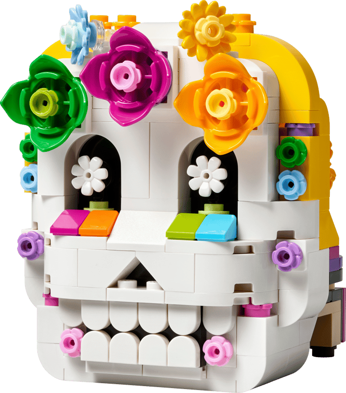 kuchenform, lego, skelett, blumen, kugeln