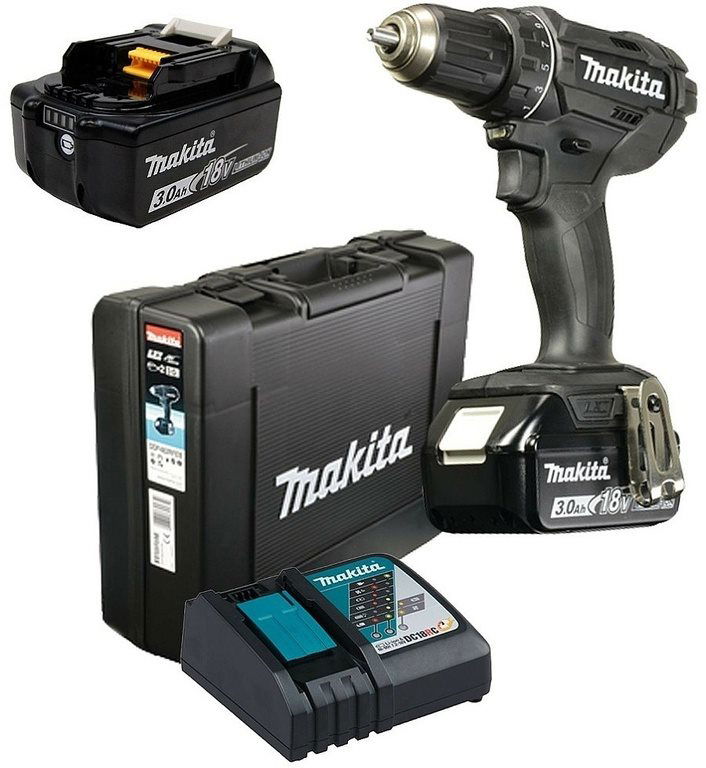 Akku-Bohrschrauber DDF482RFEB Gerät, Elektrische Bohrmaschine, Werkzeug, Adapter, Elektronik