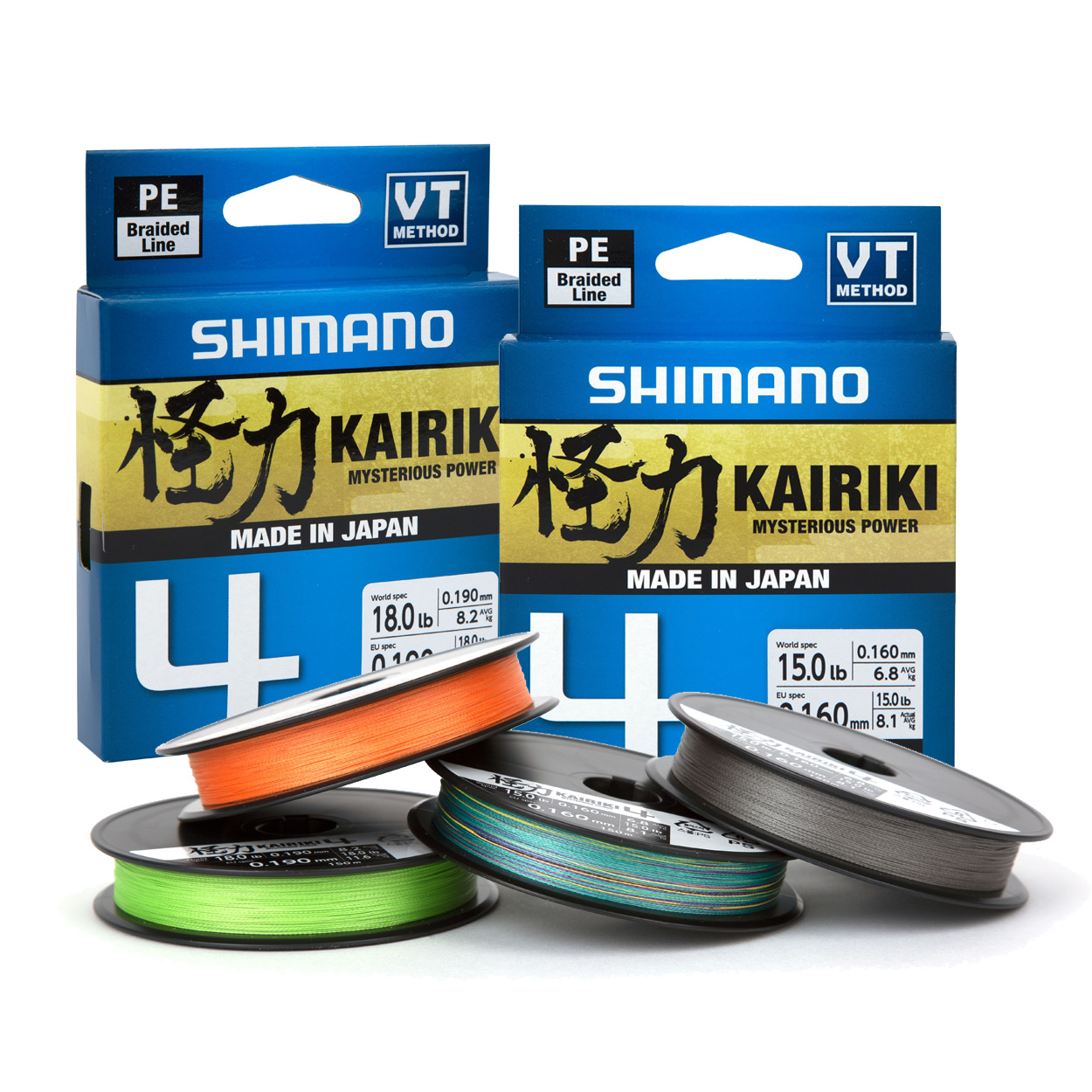 Shimano Kairiki 4 Hi-Vis Orange 0.13mm/4,5kg 300m Shimano Kairiki 4 Hi-Vis Orange 0.13mm/4,5kg 300m