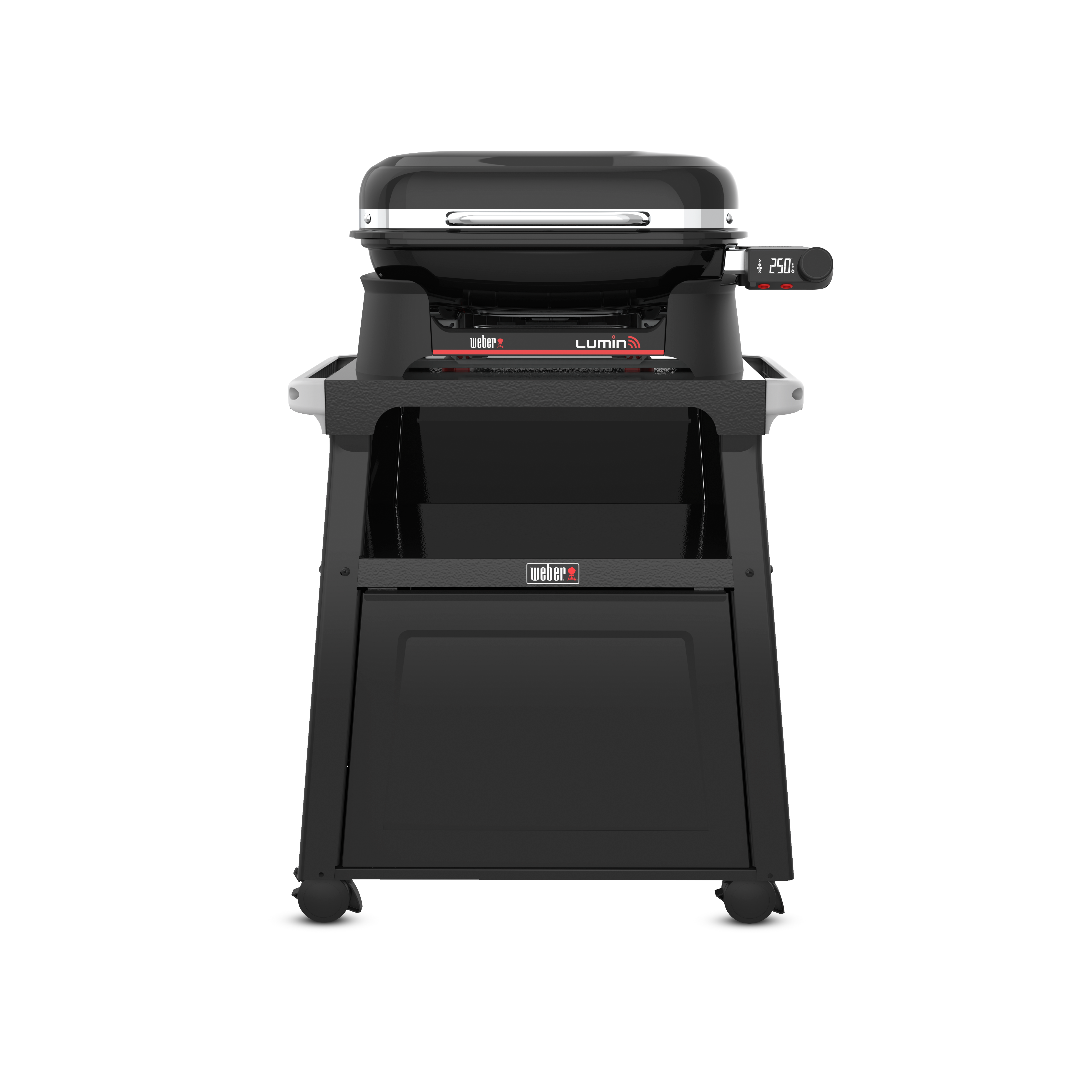 Grill, Gasgrill, Weber, Lumin, Schwarz