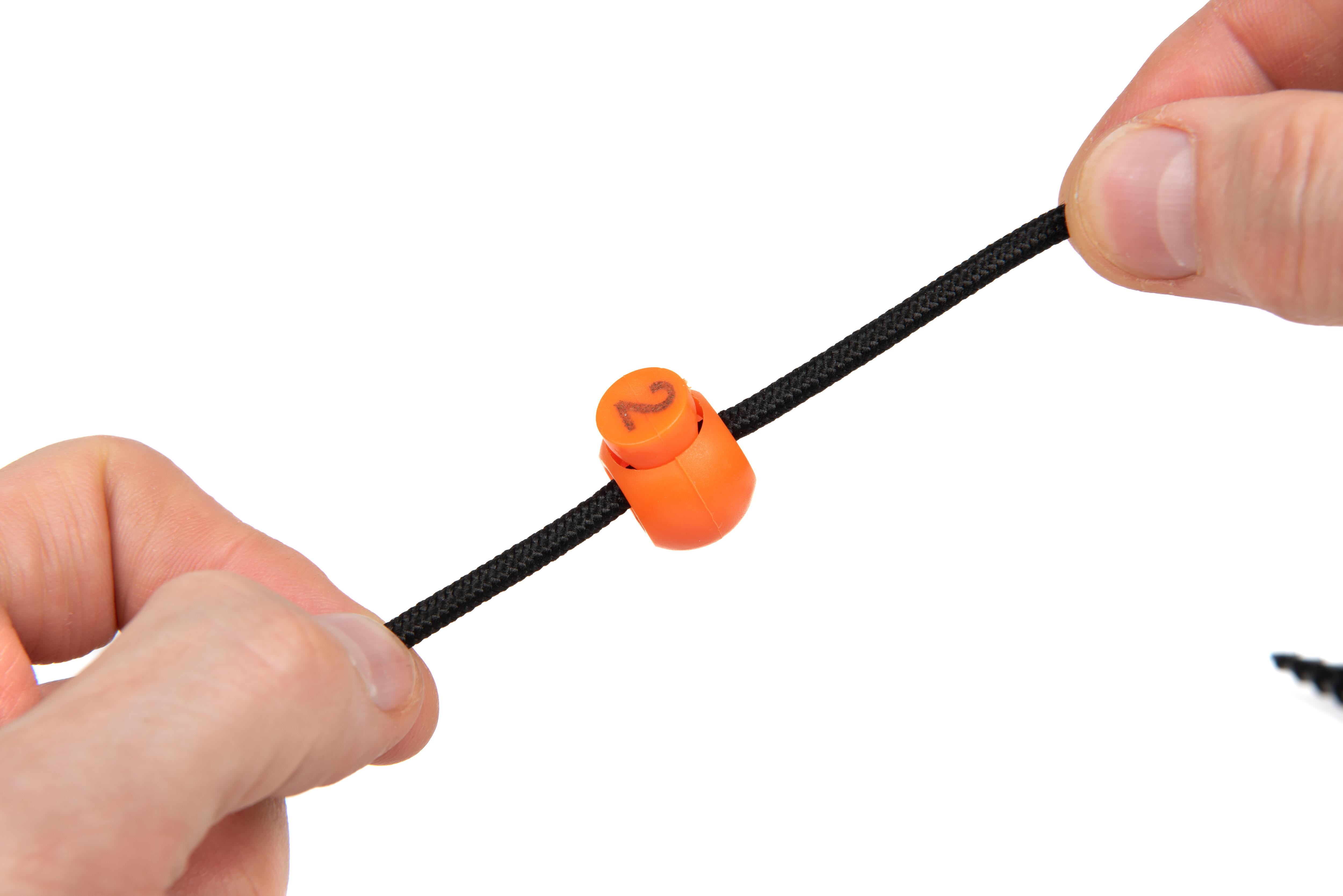 Kordel, Versteller, Kordelzug, Verschluss, Orange