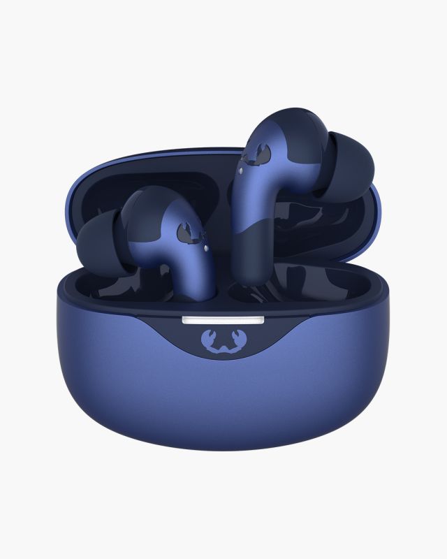 Kopfhörer, In-Ear, Bluetooth, Dunkelblau, Ladecase