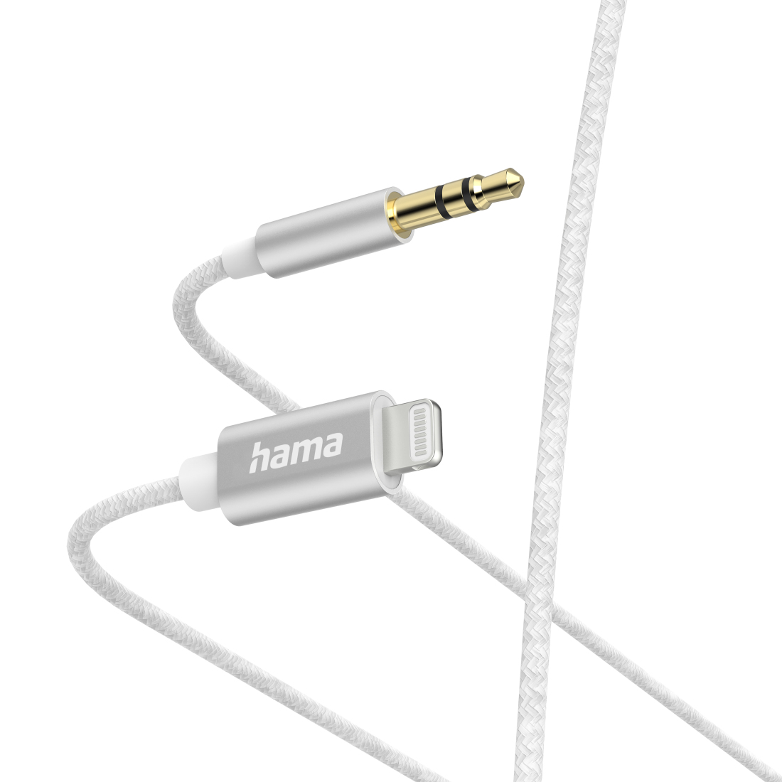 Aux-Kabel Lightning ? 3,5-mm-Klinke, Nylon, 1,0 m, Weiß (201522) Aux-Kabel Lightning ? 3,5-mm-Klinke, Nylon, 1,0 m, Weiß (201522)