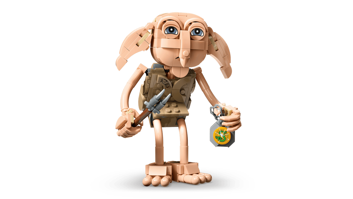 lego, figur, hund, figurine, braun