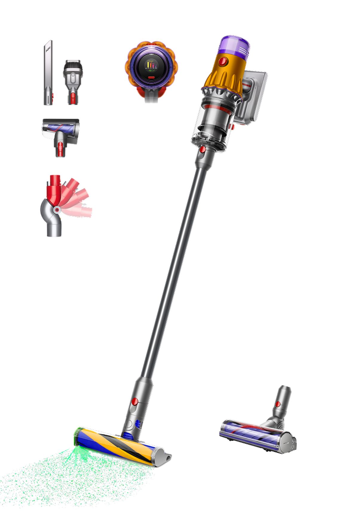 Staubsauger, Akkusauger, Stielstaubsauger, Turbinenkopf, Mikrofaserturbovorsatz