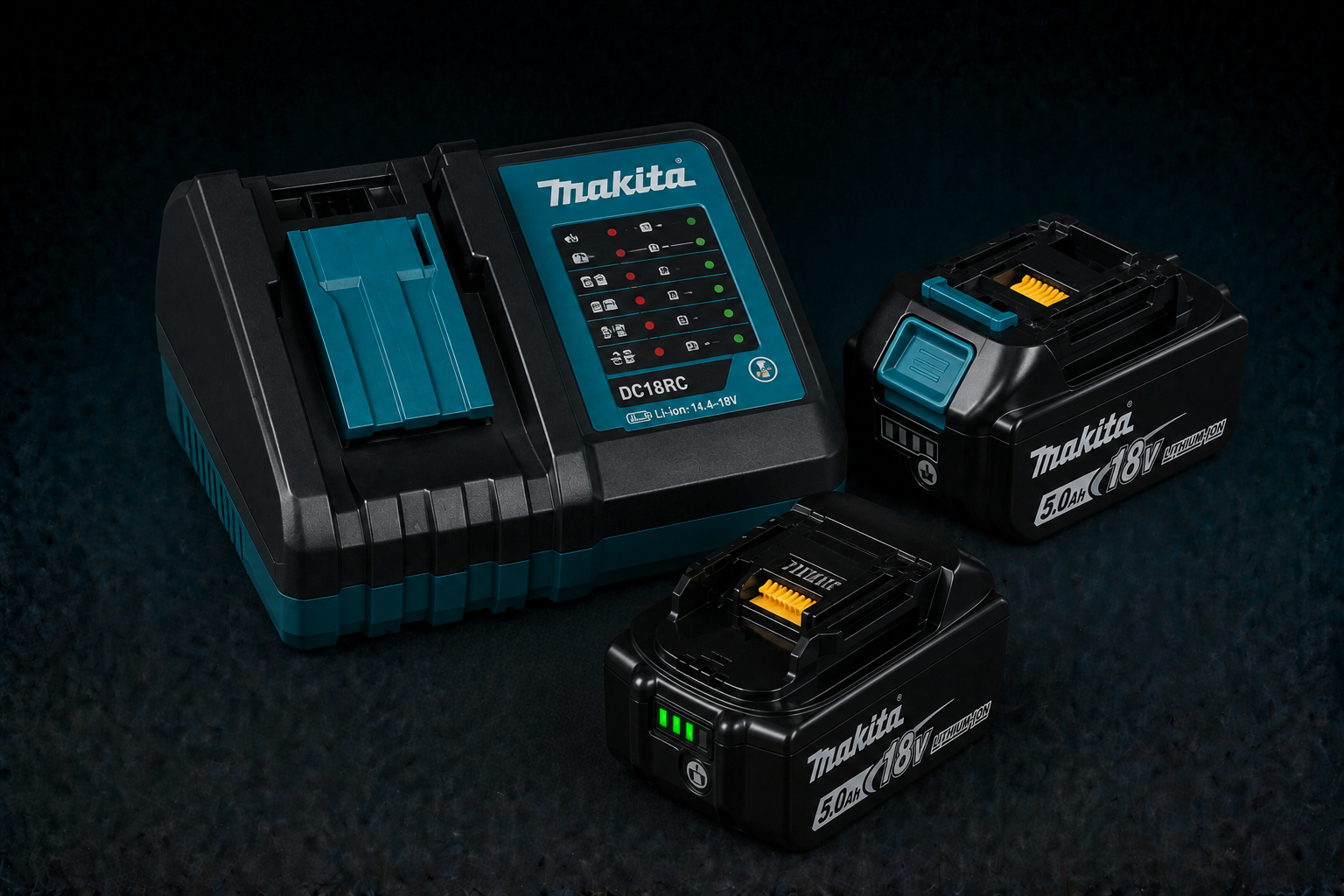 Lithium-Ionen-Akku, Akku für Elektrowerkzeug, 18V Akku, Akku Makita, Ladegerät Akku