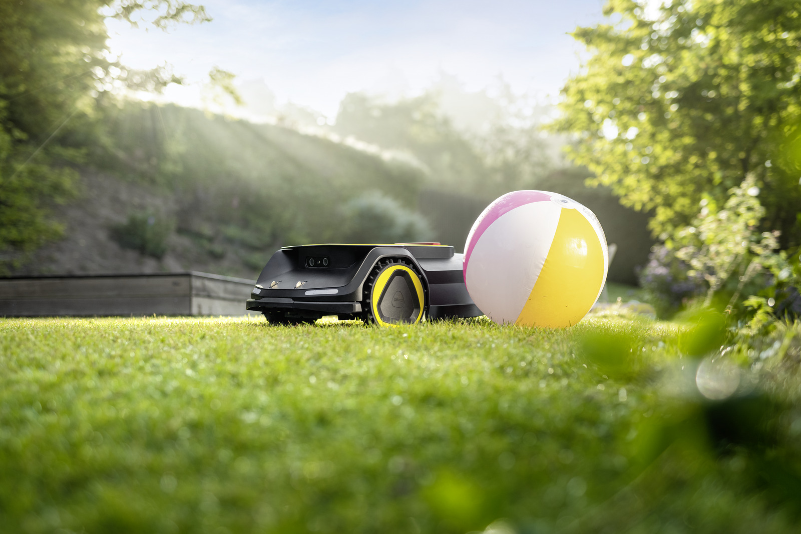 Roboter, Rasenroboter, Garten, Ball, Spielzeug