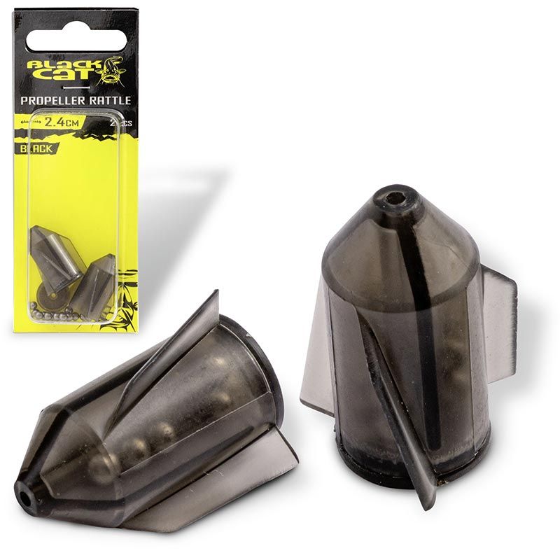 Propeller-Rasseln schwarz 3,0cm  Propeller-Rasseln schwarz 3,0cm